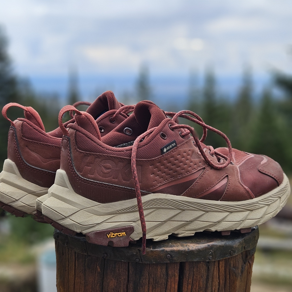 Hoka One One Athletic Shoes in Brown and Tan